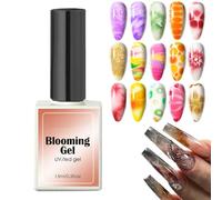 Bloom Gel Nail Polish, Spreading Effect Design Gel, 15ml Quick Drying Art Formula, Long Lasting Salon Finish, Ideal for Mom, Daughter, Wife, Girlfriend, Girls, Nails Lover