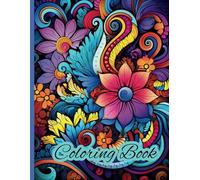 "Bloom & Grace: A Mandala Coloring Book": A mixture of Flowers and Beautiful Women 130 pages of relaxing coloring