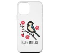 Bloom in Peace Uccello e Cherry Blossom Serenity Art Custodia per iPhone 12 mini