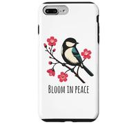 Bloom in Peace Uccello e Cherry Blossom Serenity Art Custodia per iPhone 7 Plus/8 Plus