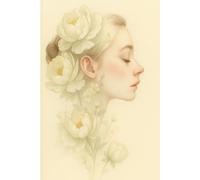 Bloom in Silence: A Feminine Lined Notebook: 6x9 inch / 120 pages - Elegant Floral Soft Matte Cover; Art Inspired by Nature. Perfect for Journaling, Reflection, or as a Thoughtful Gift