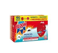 Bloom Max Mosche e Zanzare 1 Dispositivo Elettrico + 2 Ricariche - Dispositivo repellente