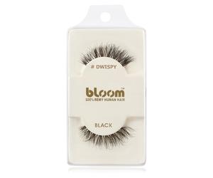 Bloom Natural ciglia finte in capelli naturali (Dwispy, Black) 1 cm