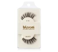 Bloom Natural ciglia finte in capelli naturali No. 43 (Black) 1 cm