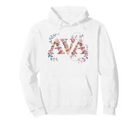 Bloom Nome AVA Personalizzato Ragazza Gardencore Riunione Felpa con Cappuccio