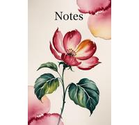 Bloom Notes: A Minimal Botanical Lined Journal with Elegant Watercolor Design (172 Pages)