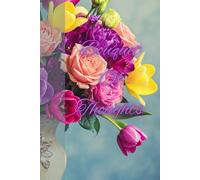 Bloom Of Thoughts: Journal Planner Notebook Diary for her for him for them for work for home for friend for family for gift