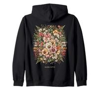 Bloom Softly Bouquet Floreale Vintage Viola del Pensiero Felpa con Cappuccio