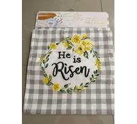 Bloom Studio È Risorto Runner Da Tavola A Quadri 16" X 80" Pasqua Gesù
