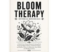 Bloom Therapy: Mythical Botanicals: A Bold & Easy Fantasy Botanical Coloring Book Featuring Magical Flowers, Enchanted Gardens, and Mythical Nature ... Stress Relief, and Mindful Creativity