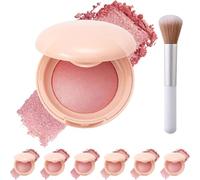Bloom up Baked Highlighting Blush, Soft Pinch Luminous Blush, 6 Shades, Natural Finish - Buildable Color, Shape, Contour & Highlight For All Skin Tones (#02)