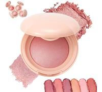 Bloom up Baked Highlighting Blush, Soft Pinch Luminous Blush, Natural Finish - Buildable Color Contour, for All Skin Tones (01)