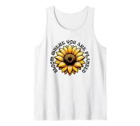 Bloom Where You Are Planted Design ispiratore di Girasole Canotta