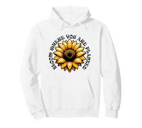 Bloom Where You Are Planted Design ispiratore di Girasole Felpa con Cappuccio
