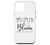 Bloom Where You Are Planted Wildflower Christian Bible Verse Custodia per iPhone 12 mini