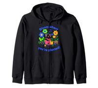 Bloom Where You're Planted - Simpatico Design a Forma di Rana Felpa con Cappuccio