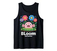 Bloom with Blobfish Design Blobfish Floreale Canotta