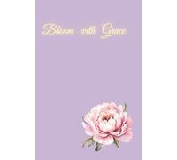 Bloom with Grace: Elegant Lined Notebook 6x9-Pastel Purple Jurnal for Women,100 pages