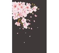 Bloom with Grace - Floral Hardcover Notebook: Elegant cherry blossom cover for journaling, reflection, and gentle inspiration.