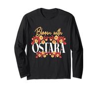 Bloom with Ostara Blessings Buona Pasqua Pagan Wiccan Maglia a Manica