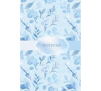 Bloom & Write Peony Blue Floral Notepad: Elegant, Blue Floral Notebook for Notes, Ideas & Everyday Plans