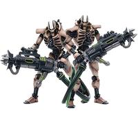 BLOOMAGE JOYTOY (BEIJING) TECH Warhammer 40k pack 2 figurines 1/18 Necrons Szarekhan Dynasty Immortal with Tesla Carbine 11 cm