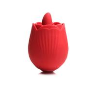 Bloomgasm Bloomgasm French Rose Licking & Vibrating Stimulator Red