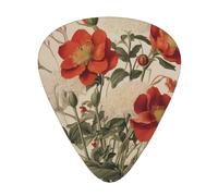 Blooming Bouquet Wzywhj Prints - Plettri per chitarra in ABS con impugnatura facile, per basso, ukulele, chitarra acustica o elettrica, 12 pezzi