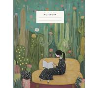 Blooming Cactus Lounge Notebook: Step into a serene haven of blooming cacti and peaceful elegance with this beautifully illustrated notebook. Featuring a cozy yellow couch, vibrant cacti