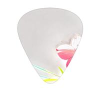 Blooming Cinchona Flower - Set di 12 plettri per chitarra sottili, medi e spessi, adatti per chitarra, basso, chitarra elettrica e ukulele