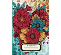 Blooming Composition Notebook with a Calendar 2025 and Dotted Sketchbook: Floral journal for Creative Women and Girls perfect for School, University, Work | Flourishing Hearts Collection