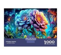 Blooming Flowers 1000 Pezzi Puzzle Peonie Iriscenti Classico per Adulti Ultra Difficile Impegnativo Cartone Riciclato Giochi Interattivi Familiari 70x50cm/1000pezzi
