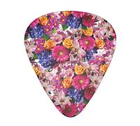 Blooming Flowers Plettri per chitarra Set da 12 pezzi per chitarra acustica, chitarra elettrica, contrabbasso, ukulele