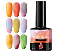 Blooming, gel di smalto gel Bloom, 7,3 ml, liquido anticompiti chiaro, asciugatura rapida, per uso domestico, soggiorno, donne, giovani, quotidiano, viaggi, matrimoni, feste,