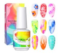 Blooming Gel Polish, 15 ml UV LED Clear Blossom Finish, 3,15 x 1,34 in Spreading Effects, Portable Lightweight UV Nail Polish, Ideal for Travel, Outdoor, Home, Business Trips