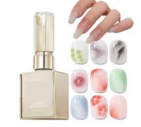 Blooming Nail Gel, UV Stamping Base Coat, 15 ml, Quick-Apply Formula, Smooth Spreading Texture, Long Lasting Artistic Manicure Layer for School Travel Business Trip Home Use