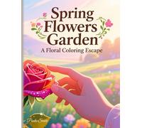 Blooming Serenity: A Relaxing Journey Through Floral Designs | Perfect Gift for Garden Lovers | 40 Single-Sided Coloring Pages