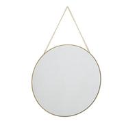 BLOOMINGVILLE 82040643 - Specchietti da Parete universali Rotondi, Colore: Oro, 38 cm