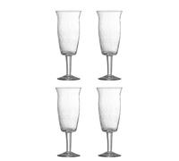 Bloomingville Asha - Set di 4 calici da vino, in vetro riciclato, dimensioni 7,5 x 20 cm, 250 ml