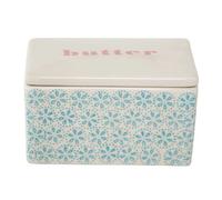 Bloomingville Burriera Patrizia Blu con Coperchio Ceramica Stoviglia Burriera