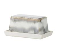 Bloomingville Burriera Paula Bianco Grigio Ceramica Barattolo con Coperchio