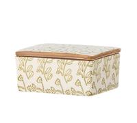 Bloomingville Burro In Ceramica MAPLE Bianca Verde Con Coperchio