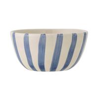 Bloomingville Ciotola Begonia Strisce Blu 500 ML Ciotola per Müsli Ceramica