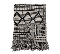 Bloomingville Copertina, nero, cotone