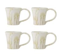 Bloomingville Creative Collection Joseph - Set di 4 tazze in gres porcellanato, 260 ml, colore: Verde