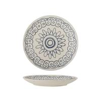 Bloomingville Creative Collection Piatto Maple, Blu, Gres, D20xA3 cm