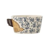 Bloomingville Hezha - Ciotola in gres porcellanato, blu e marrone