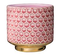Bloomingville Home - Vaso da fiori decorativo per interni, stile retrò, creativo, S (10 cm ø), rosa, ceramica