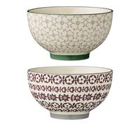 Bloomingville - KARINE ciotole colore: melanzana/grigio L