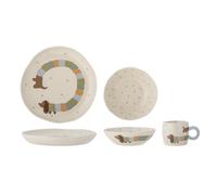 Bloomingville Mini - Charlie Tableware Set - Blue - Stoneware NUOVO